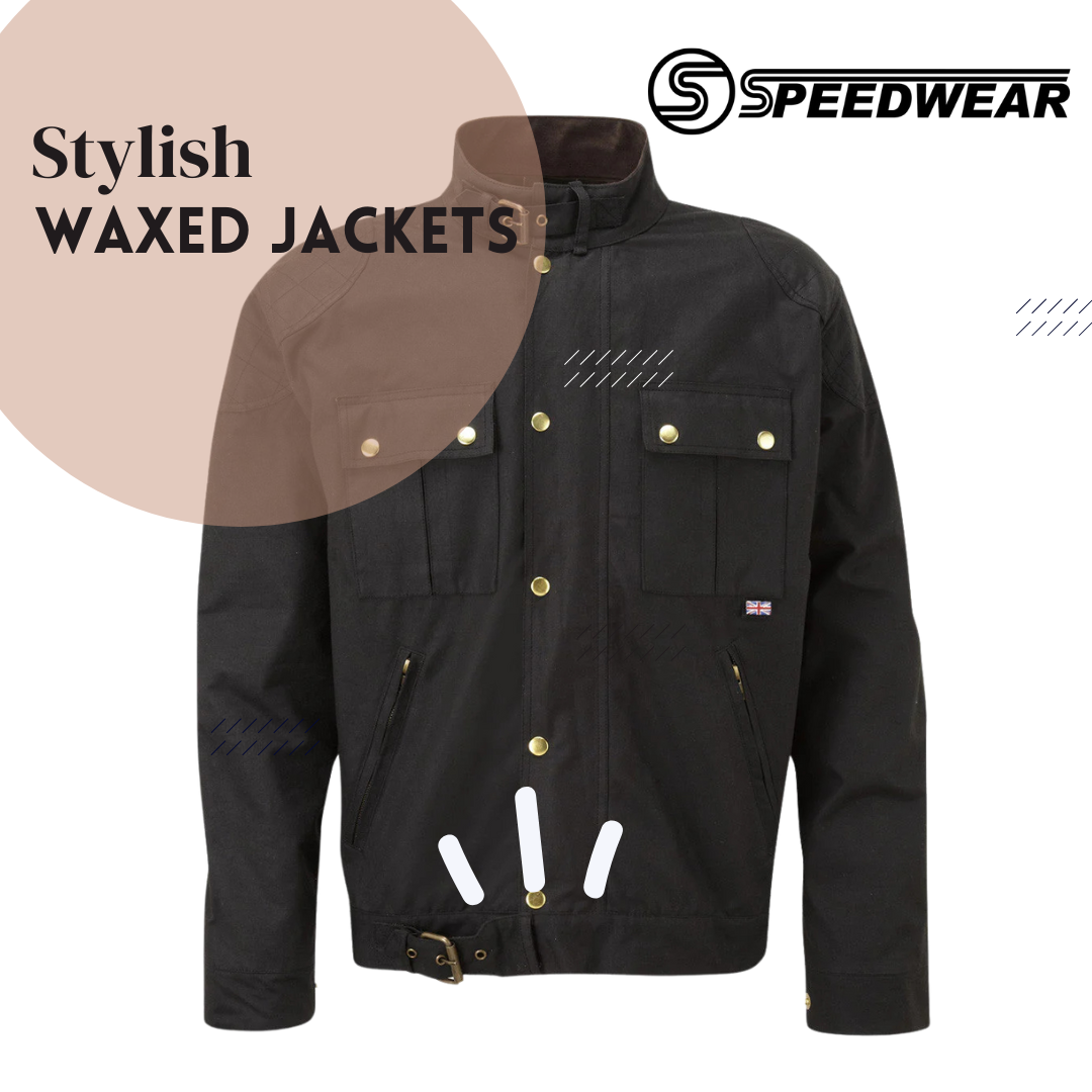 stylish waxed cotton jacket